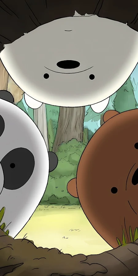 We Bare Bears, Grizz, Panda, Ice Bear 5K Phone Wallpaper