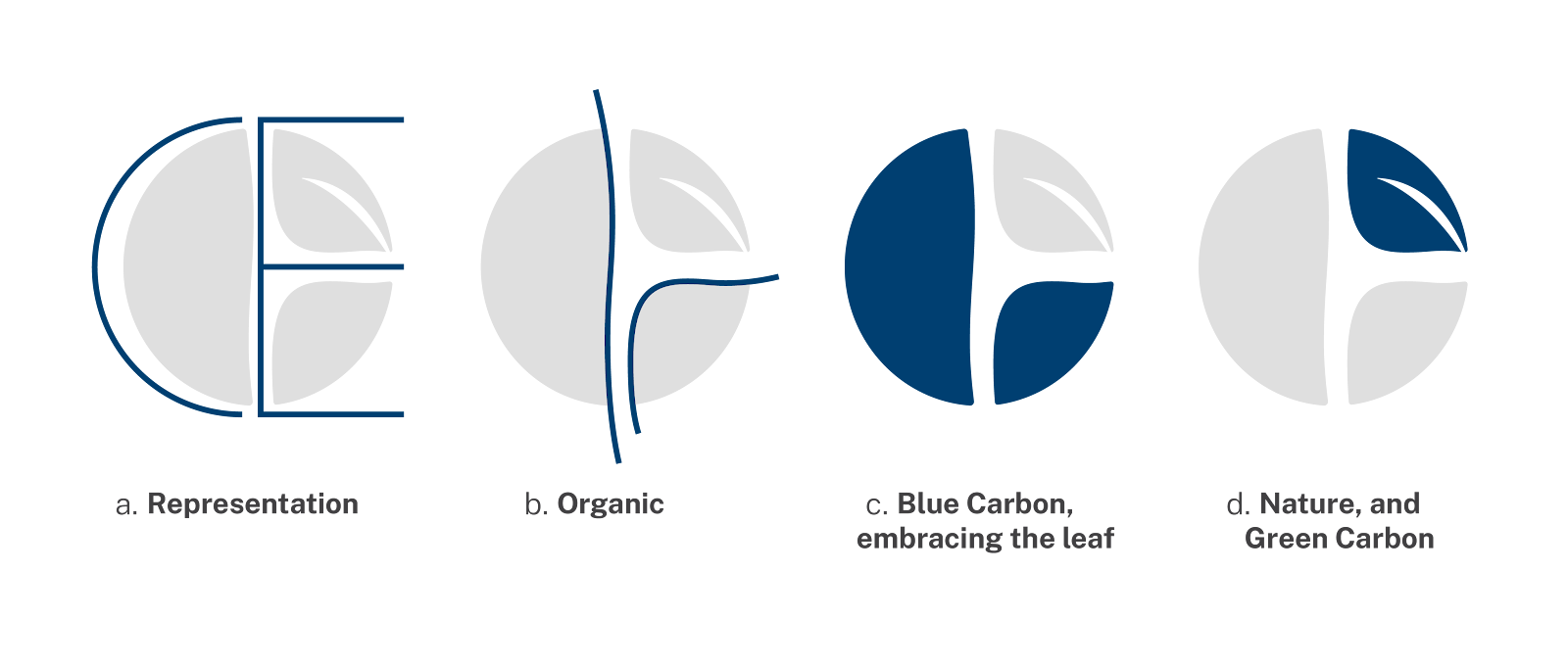 The breakdown of CarbonEthics' new logo