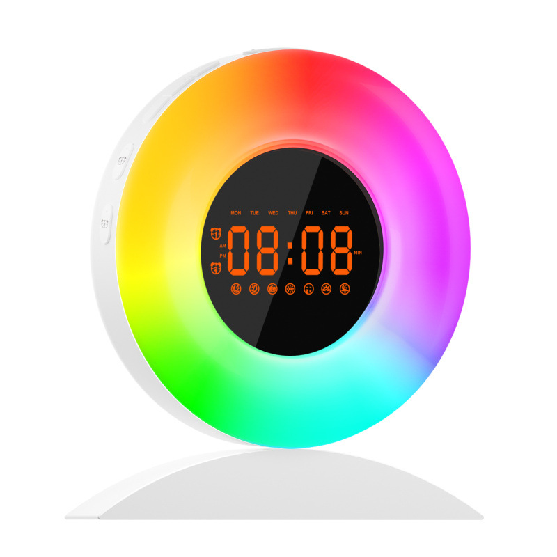 LED-Tageslichtwecker mit FM-Radio und Sonnenuntergangsmodus