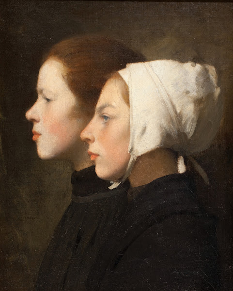 Portrait of Two Girls 19th Century