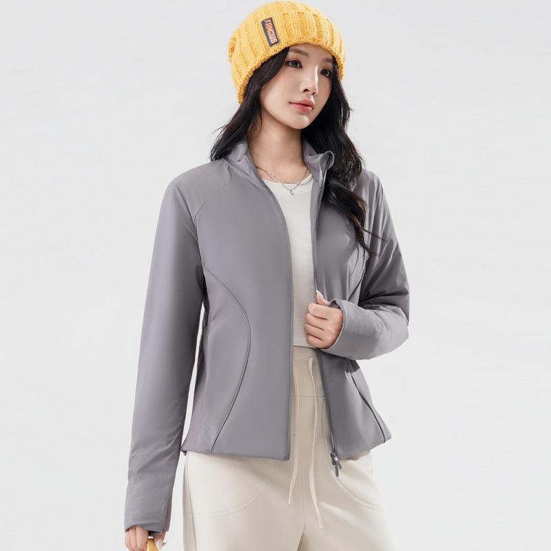 Light Unisex Quilted Jacket with Wool Filling