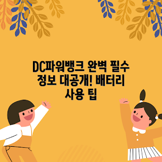 DC파워뱅크배터리, 배터리 관리, 휴대용 충전기, 2023 필수 아이템, 캠핑 장비