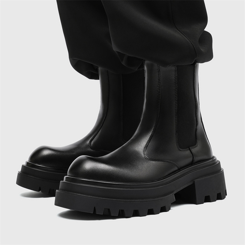 Herren-Stiefel mit Plateau, Vintage-Stil