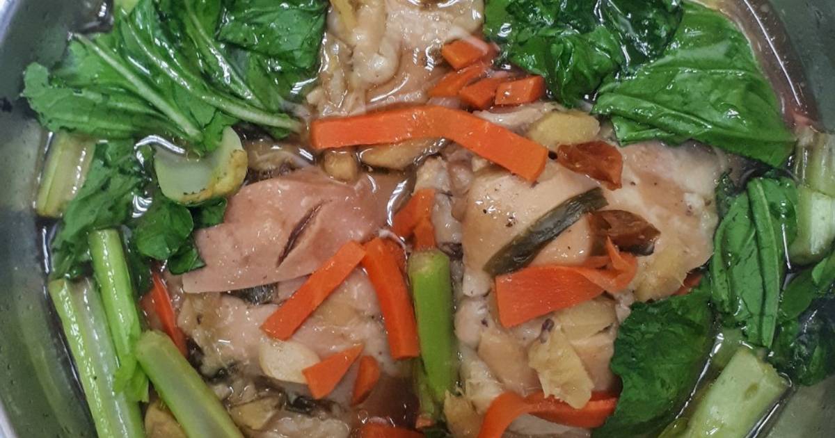 Gà hấp dầu hào đơn giản dễ làm