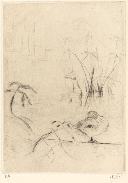 Ducks at Rest on the Bank 1888 1890