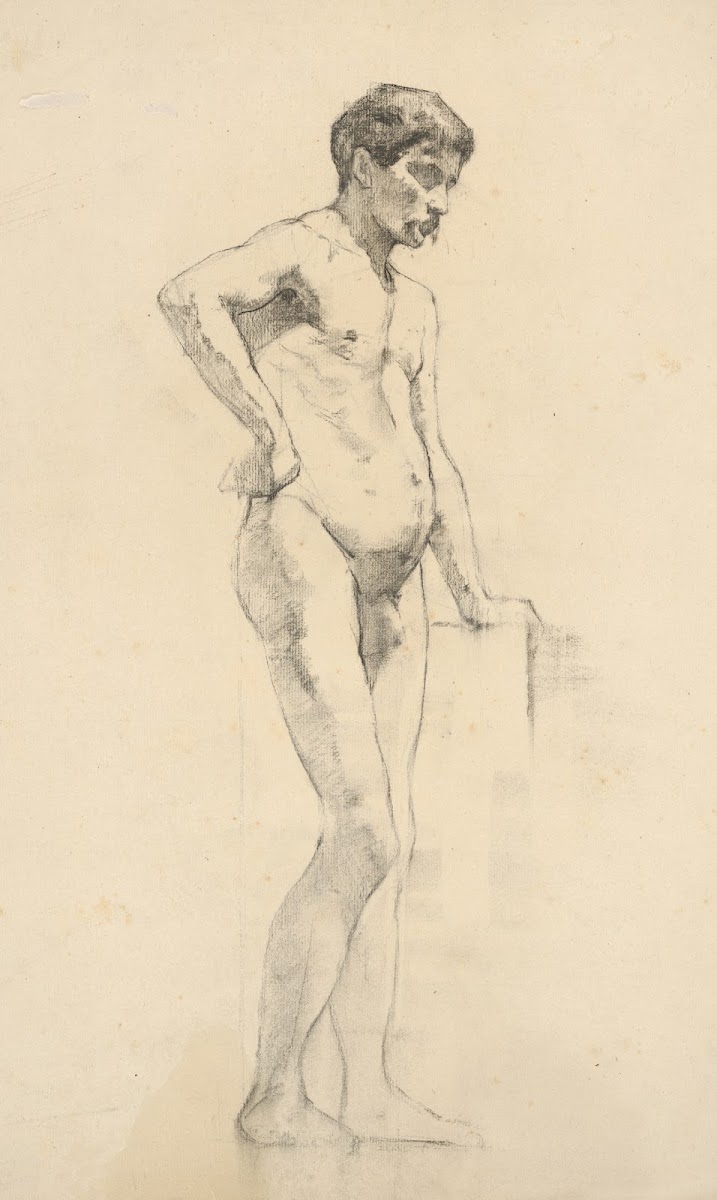 Štúdia stojaceho mužského aktu 18881893