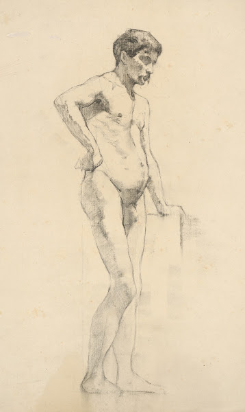 Štúdia stojaceho mužského aktu 18881893
