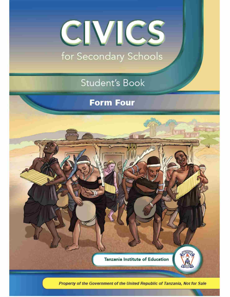 Form Four Civics TIE Book New Syllabus for Tanzanian Ordinary Level Secondary Schools