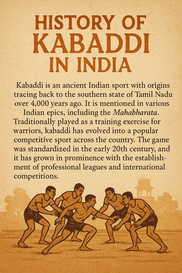 history of kabaddi in India