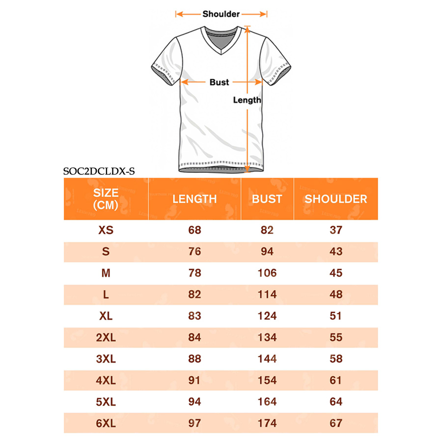 AOP V neck short sleeve T shirt (double side print)
