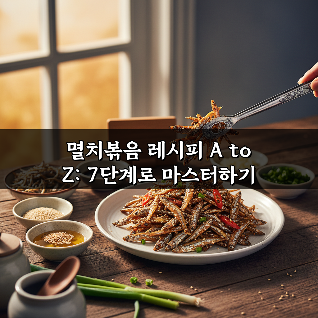 멸치볶음 레시피 A to Z: 7단계로 마스터하기