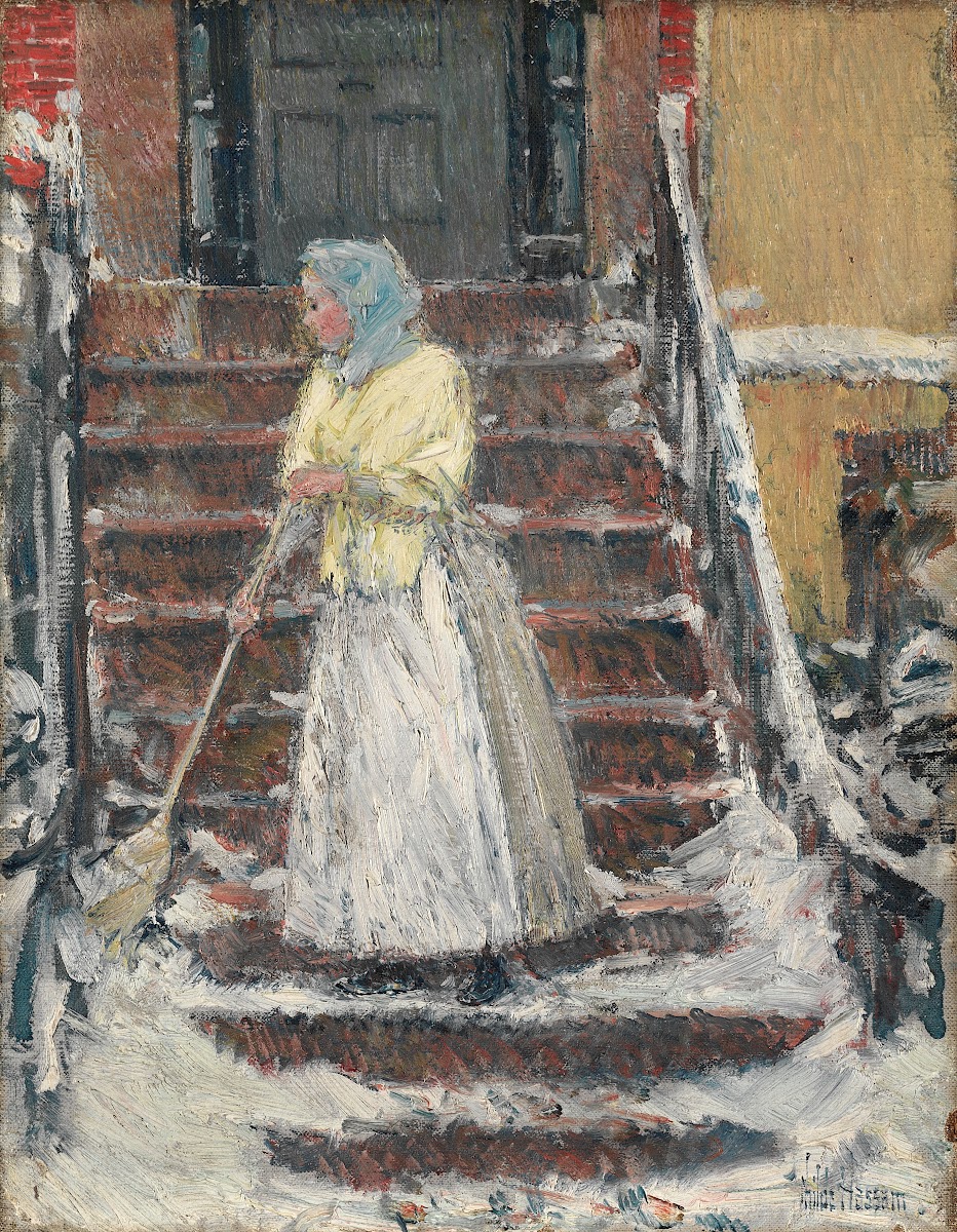 Sweeping Snow 1890s