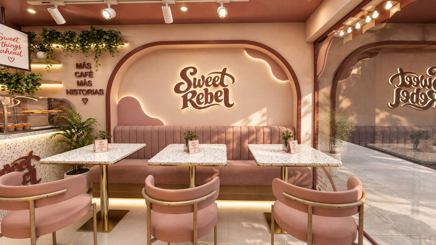 Vista 3D de Sweet Rebel