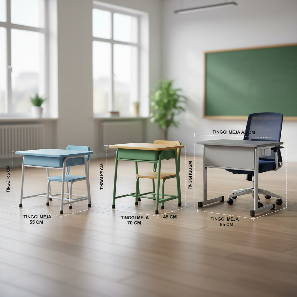 ukuran-meja-kursi-sekolah-modern
