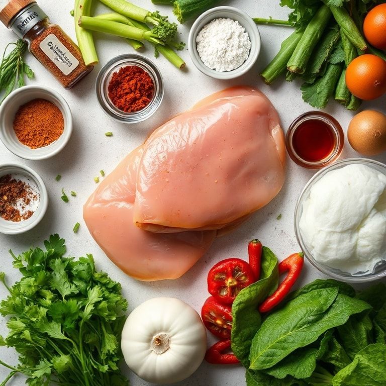 Ingredients for Easy Char Siu Chicken (Sweet & Savory in 10 Minutes) – Quick Homemade Take-Out