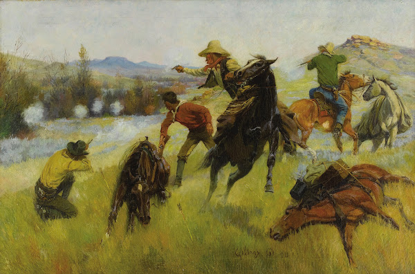 Firing From the Treeline 1912
