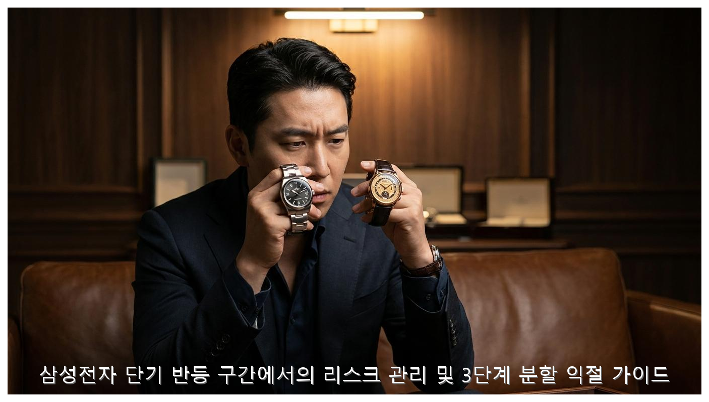 삼성전자 단기 반등 구간에서의 리스크 관리 및 3단계 분할 익절 가이드 핵심 안내 및 분석 인포그래픽 (2)