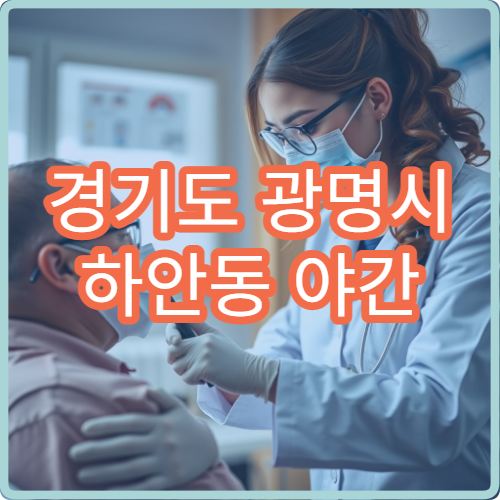 경기도 광명시 하안동 야간 산부인과 병원 여성 야간 진료
