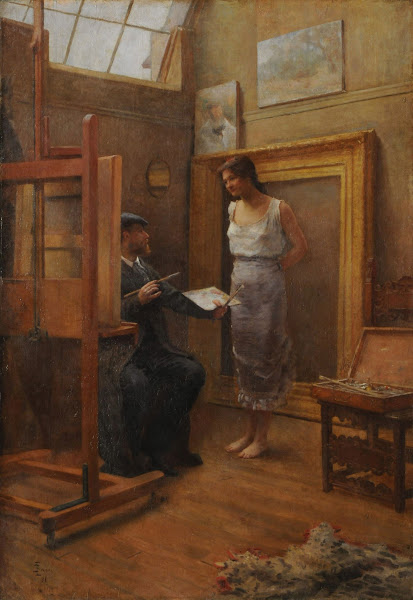 In the workshop 1891