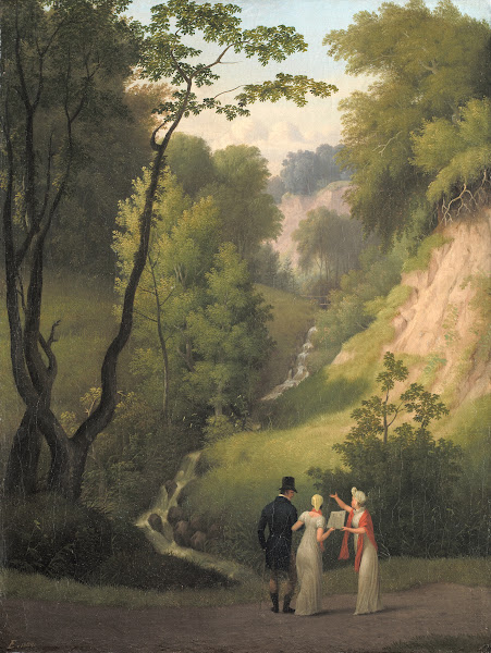 The Devils Cleft at Liselund Manor The Island of Møn 1809