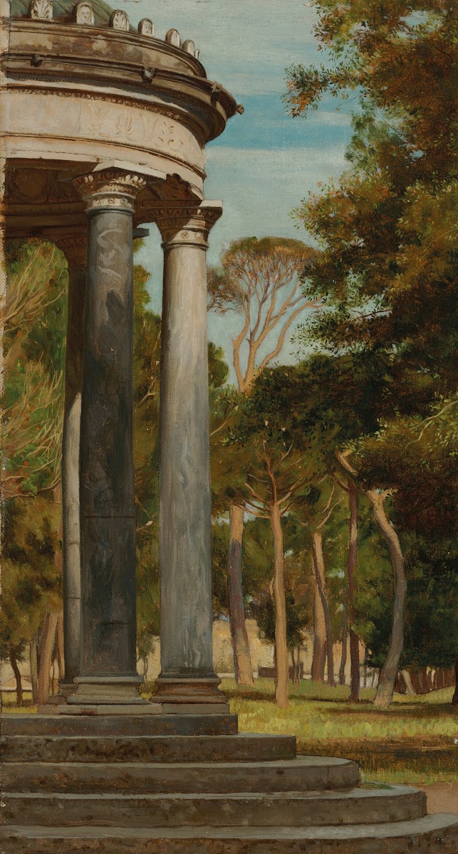 Temple in the Borghese Gardens Rome 1883
