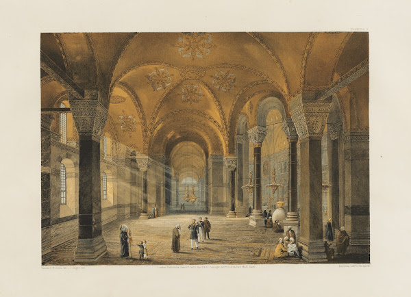 Aya Sofia Constantinople as recently restored by order of H M the sultan Abdul M