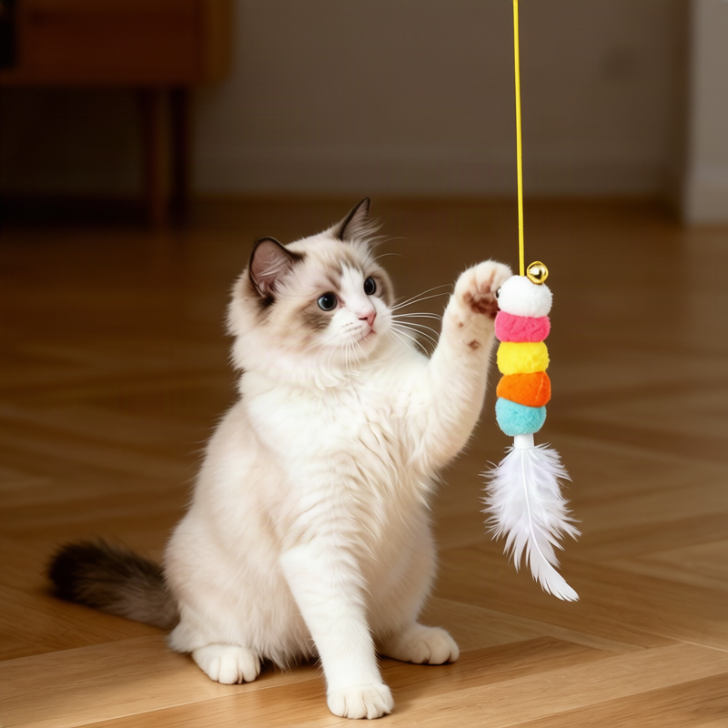 Katzenspielzeug mit Minze und Raschelpapier