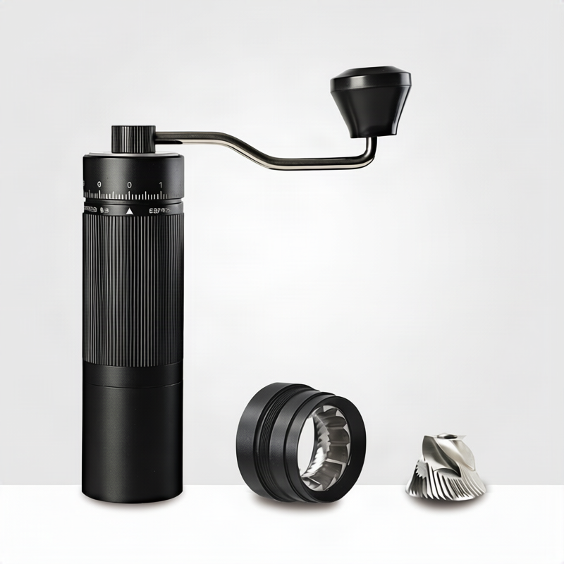 Handkaffeemühle mit Stahlkern, Luxus-Design