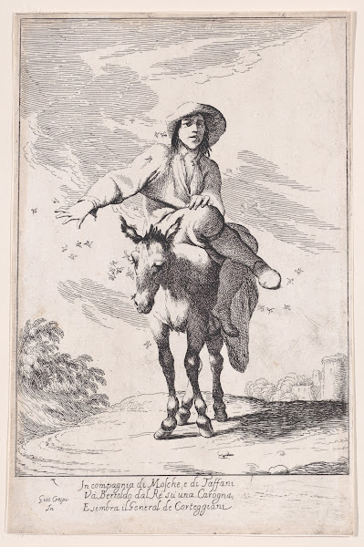 Plate 1 Bertoldo riding a donkey 17051715