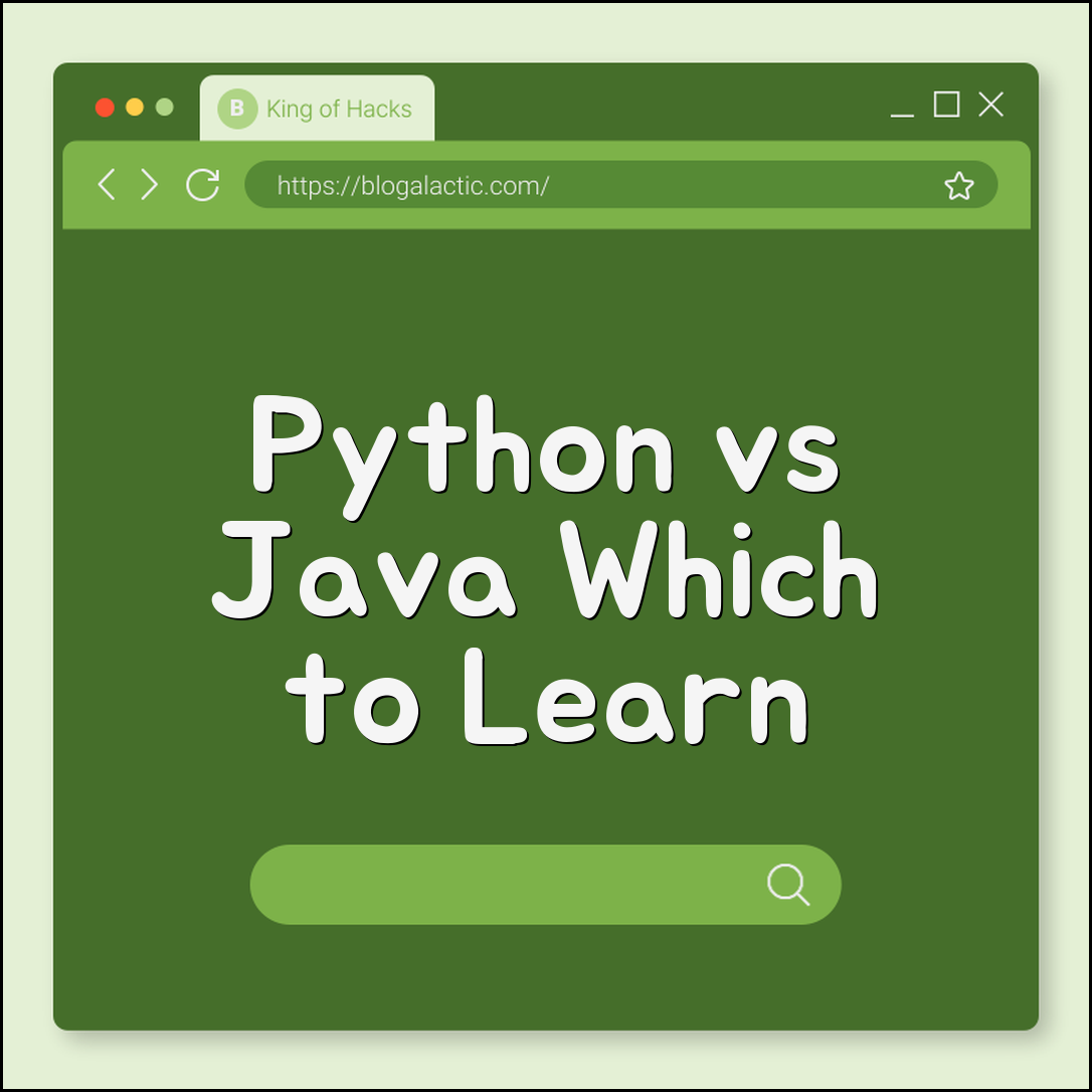 Python vs Java Which Programming Language Should You Learn First? (backend development, syntax, job market)