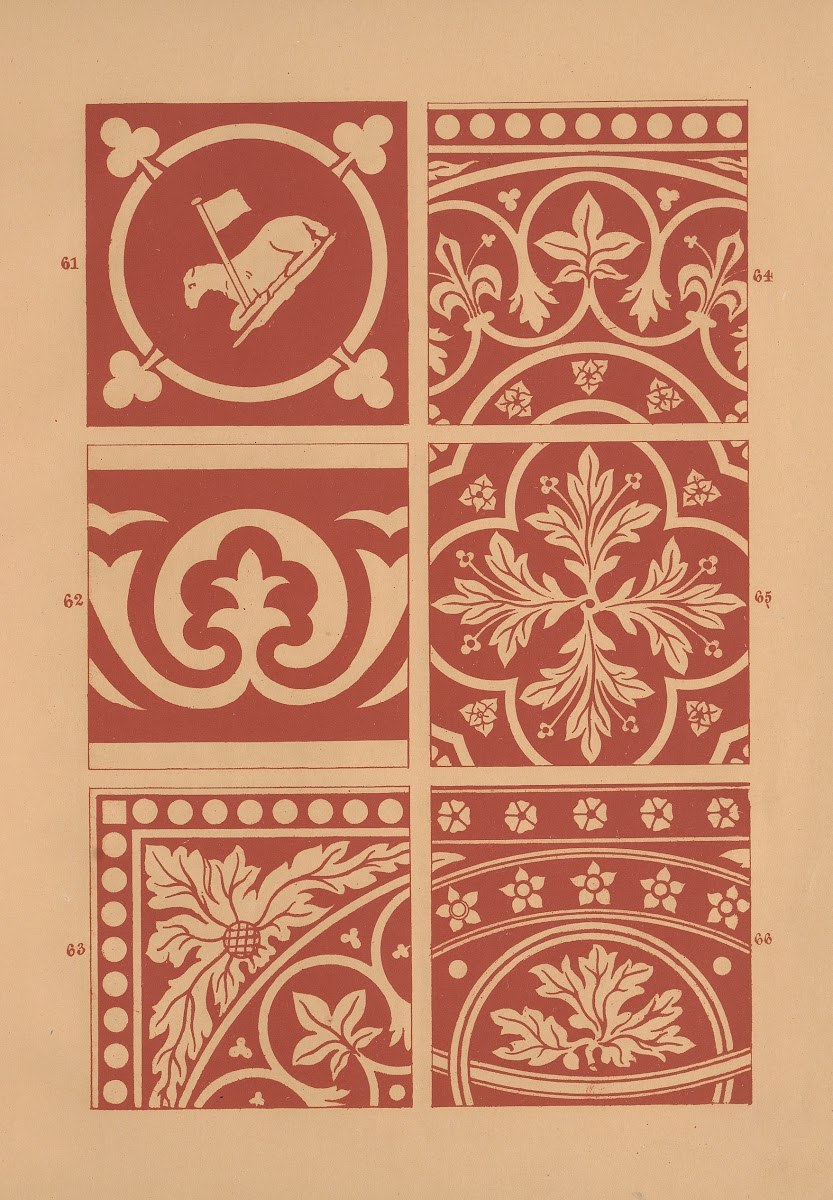 Examples of encaustic tiles Pl10 1844