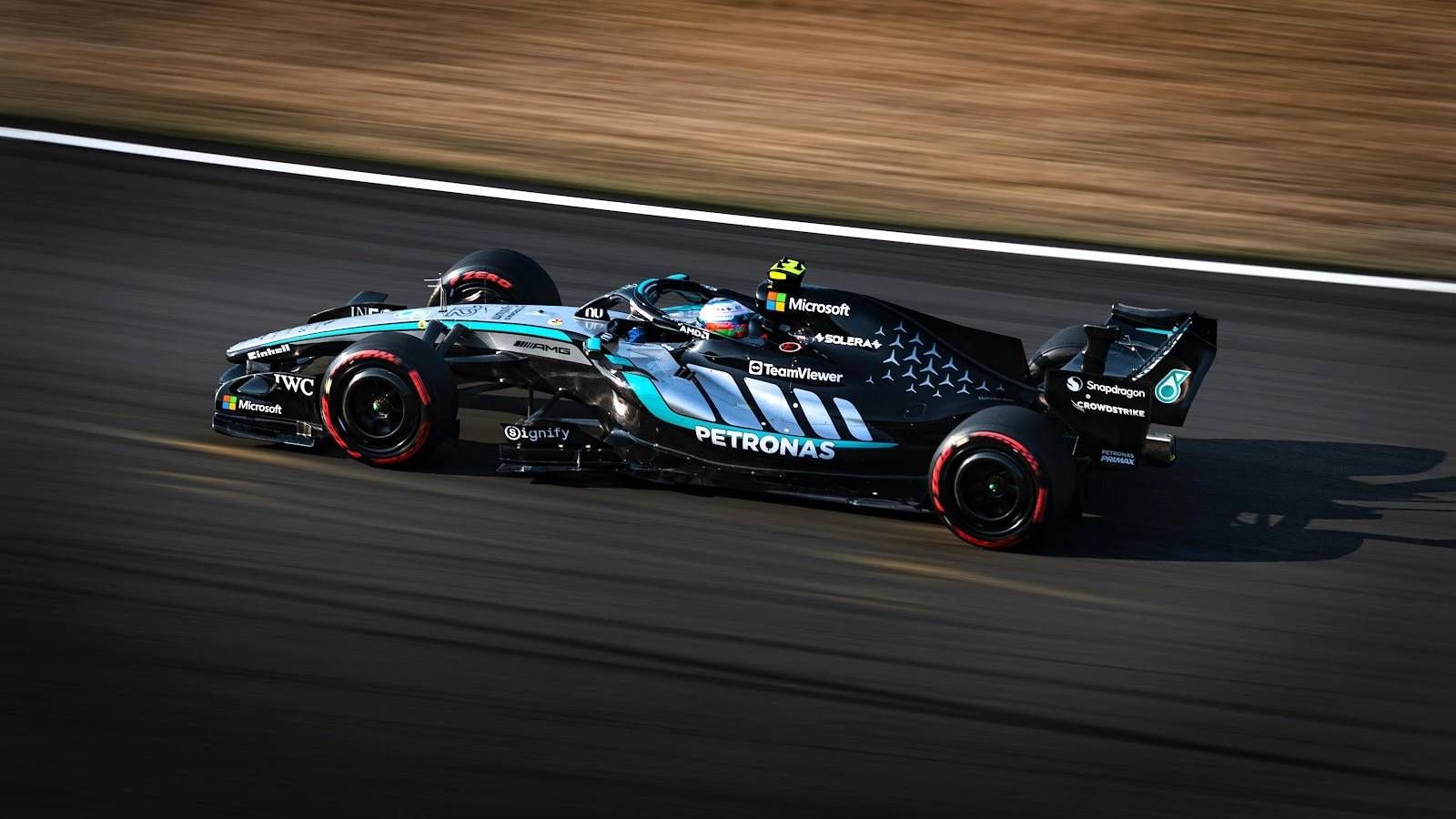 Mercedes-AMG Petronas Formula 1 Car - Sports Photography 5K Wallpaper (5376x3024)