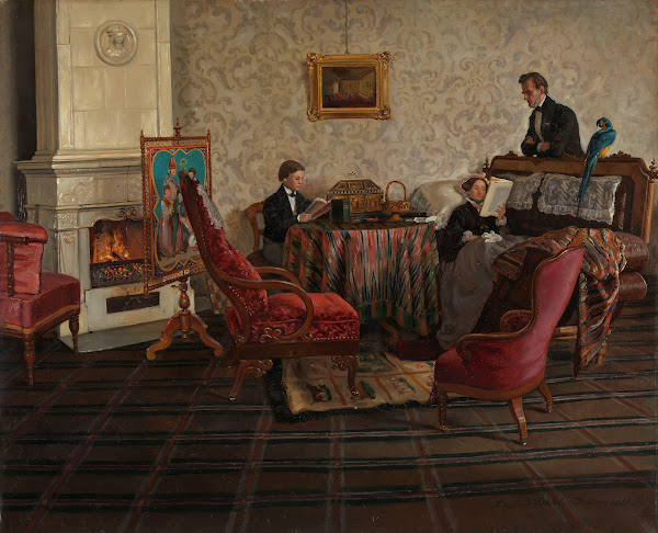 The Living Room of the Danish Minister in Dresden 1851