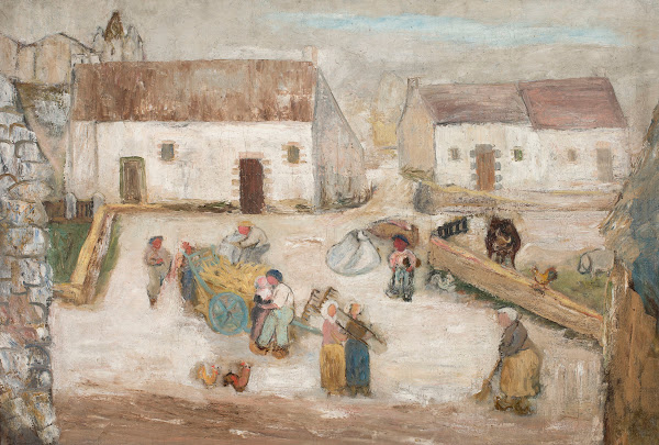 Work in a farmstead 1924