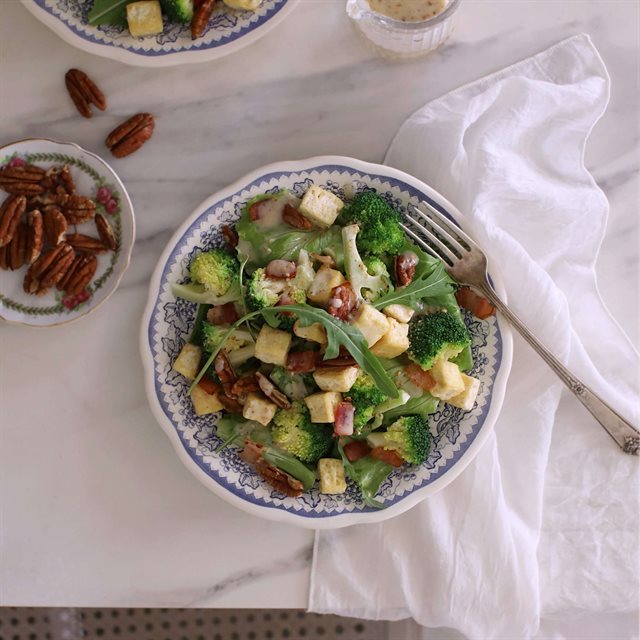 Salad Đậu Hũ Bông Cải Xanh