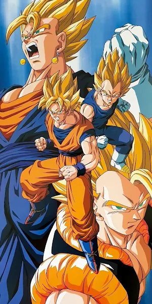 Dragon Ball Z, Super Saiyan, Anime, Fusion iPhone Wallpaper Background