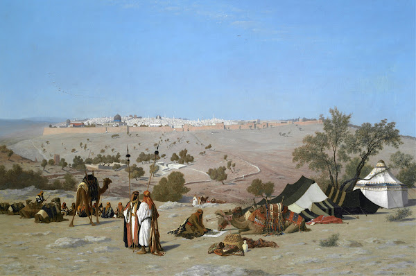 Jerusalem from the Mount of Olives by 1880