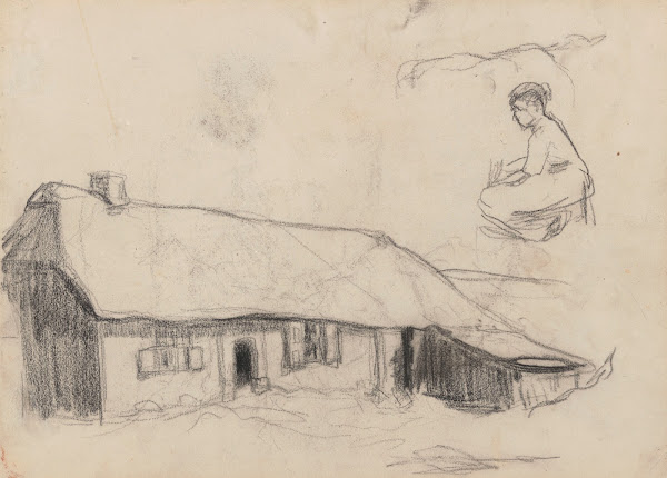 Farm and Milking Woman