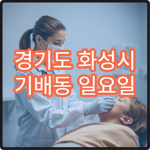 경기도 화성시 기배동 일요일 한의원 진료 안내 주말 한의원 위치