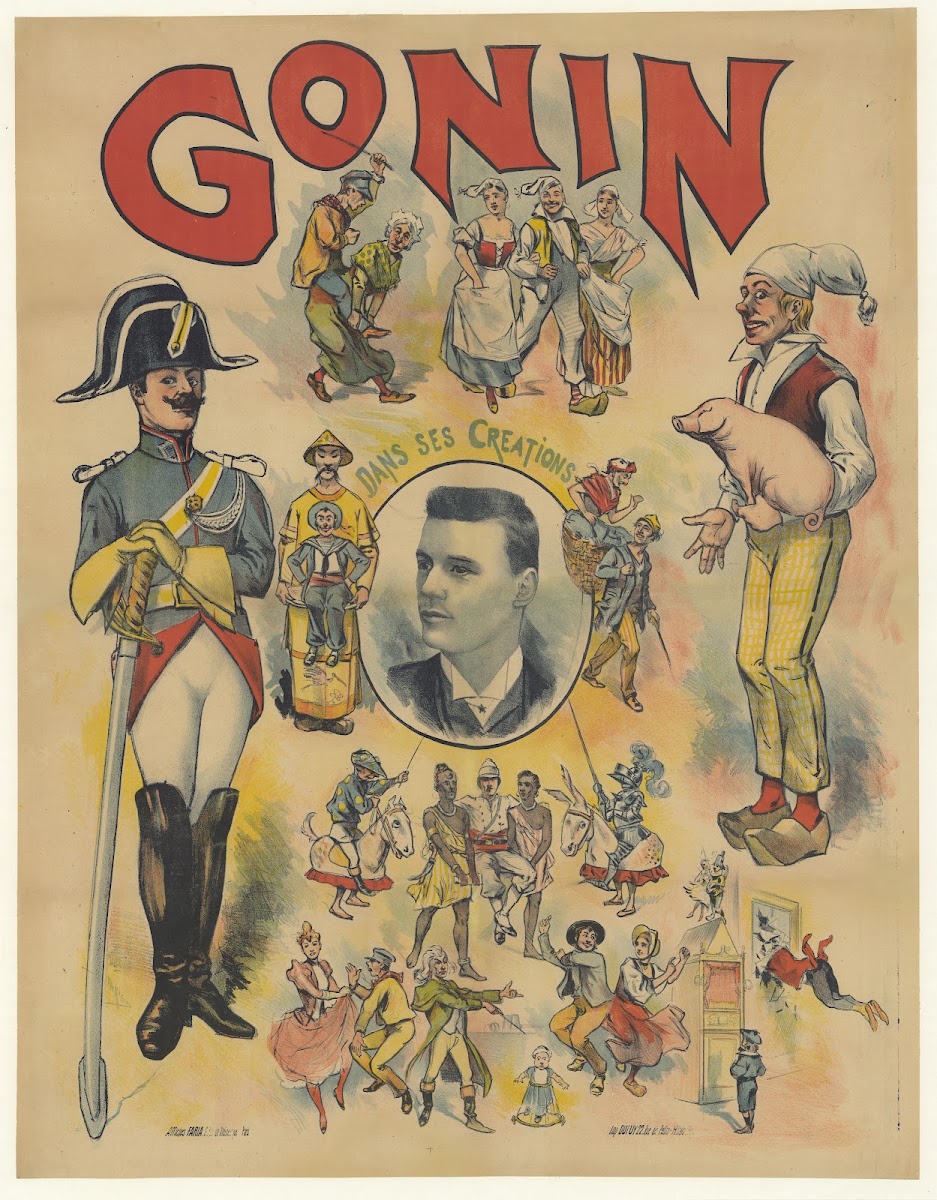 Gonin dans ses créations 1890