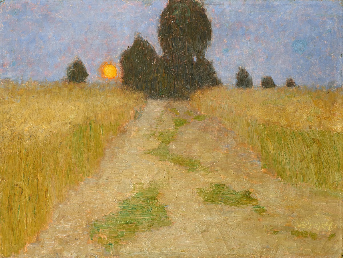Landschaft mit Mond 1906