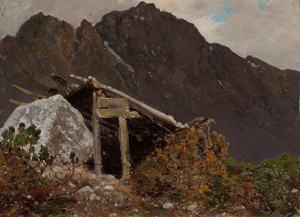 Tatra Mountain landscape from 1894
