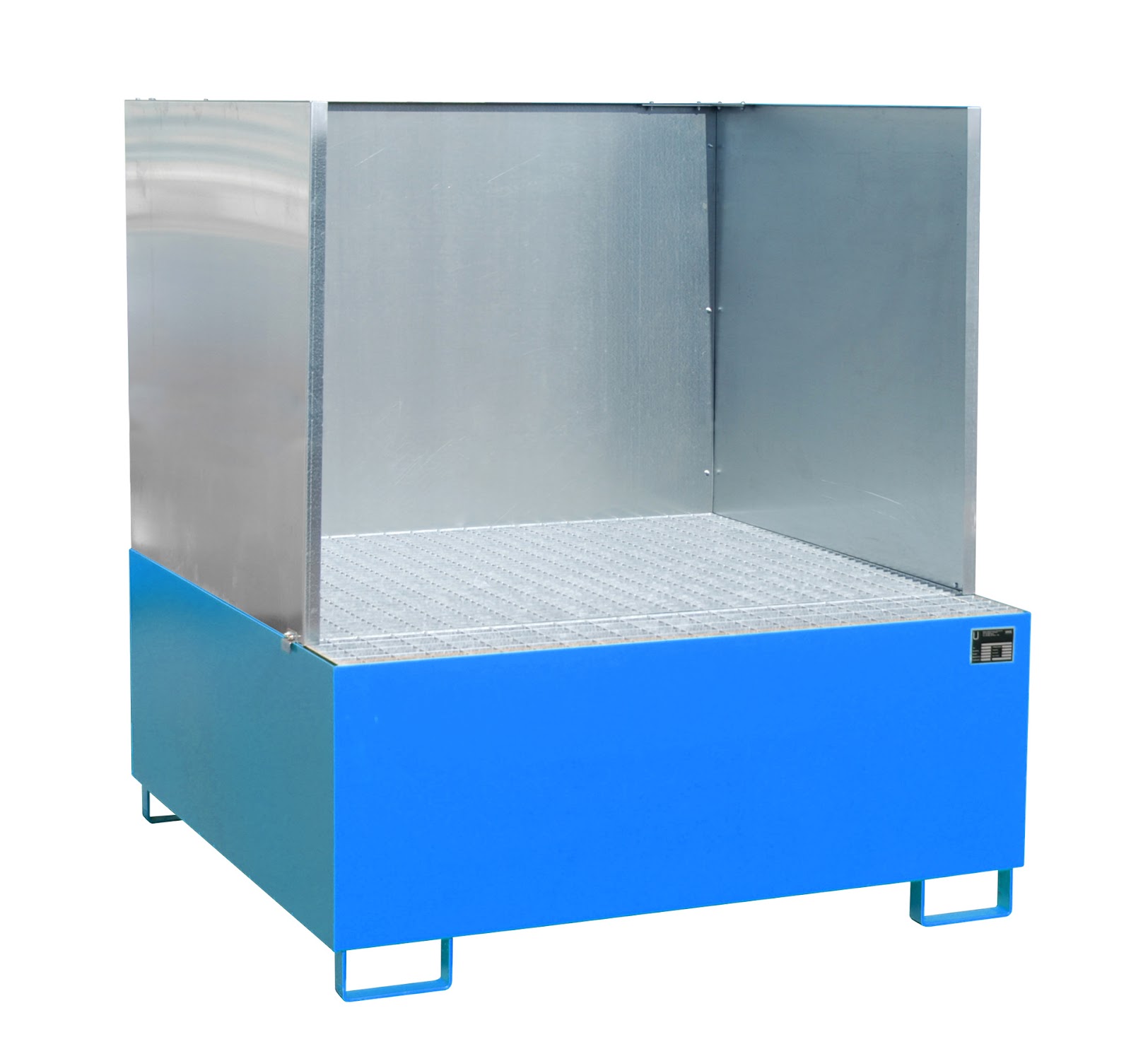 Opvangbak AW 1000/SW, gelakt, Lichtblauw