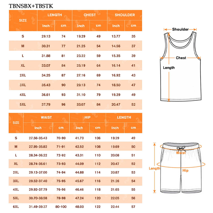 AOP Men’s regular fit tank top & birdseye fabric beach shorts set