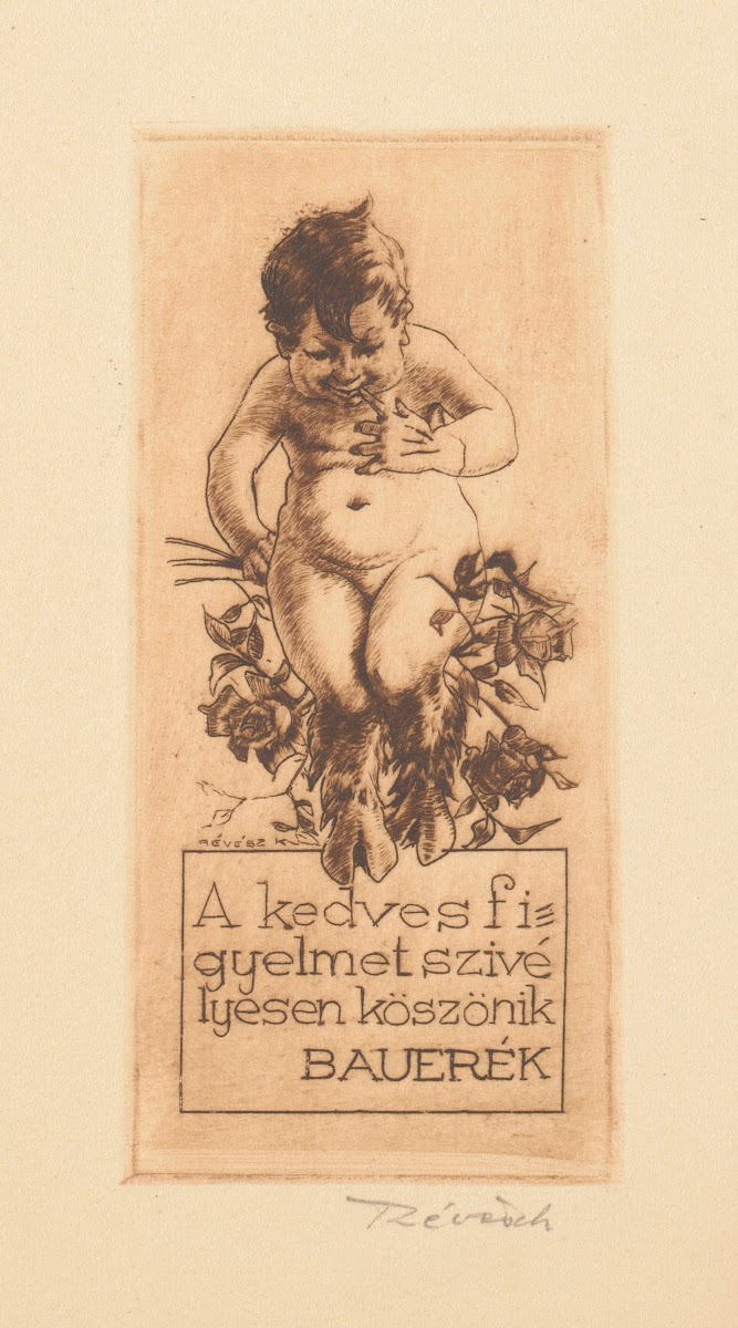 Dankbetuiging van Ék Bauer 1935