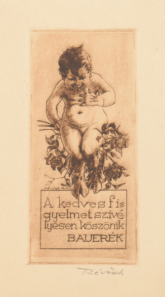 Dankbetuiging van Ék Bauer 1935