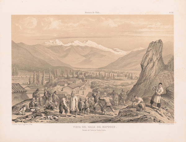 Vista del valle del mapocho 1844 1860