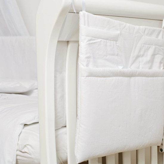 Bedding set for a baby crib 8 el Twins Dolce Loving bear white