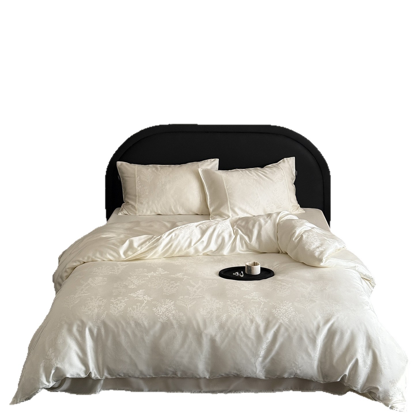 Tencel Bedding Set, 4-piece, Relief Pattern, Cooling Effect