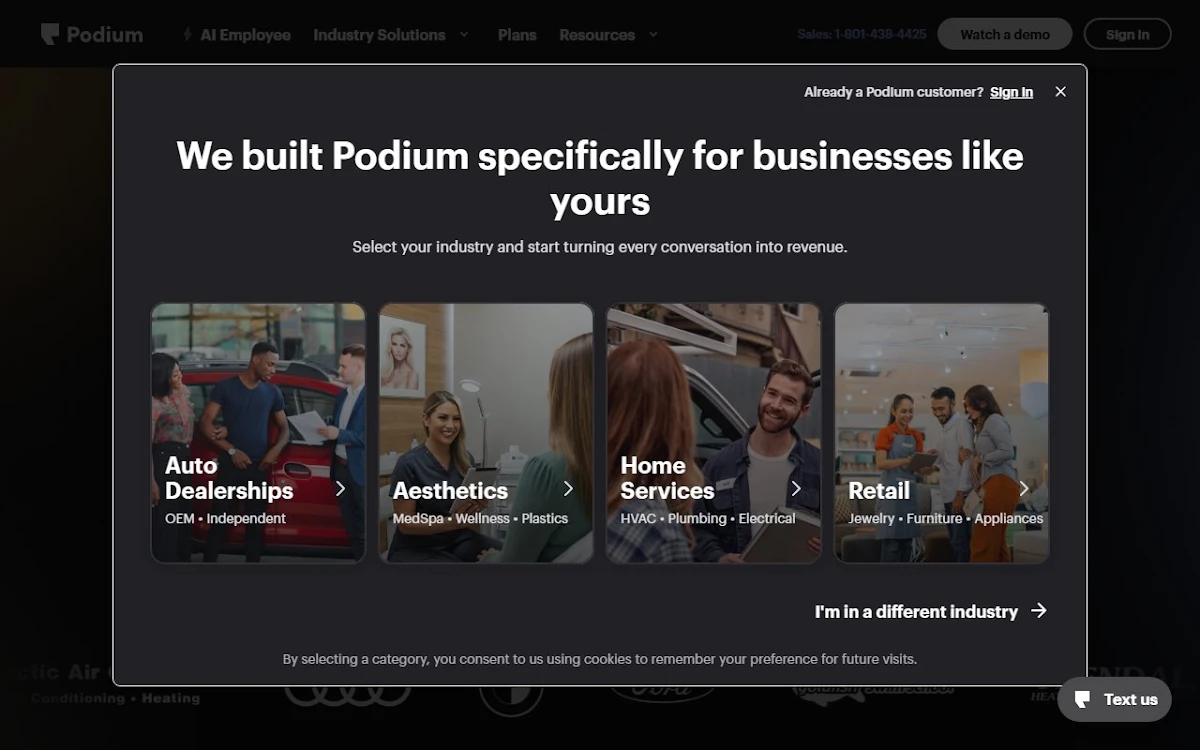 Captura de Podium
